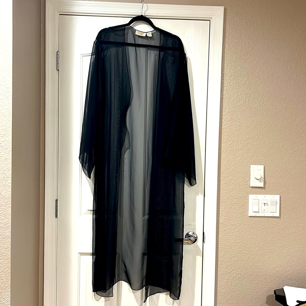 Victoria Secret sheer robe.